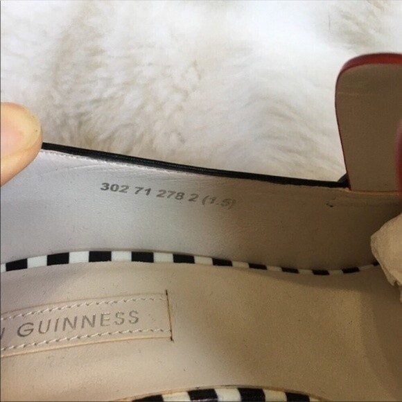 Lulu Guinness‎ Carine Blk Leather Shoes - Picture 9 of 12